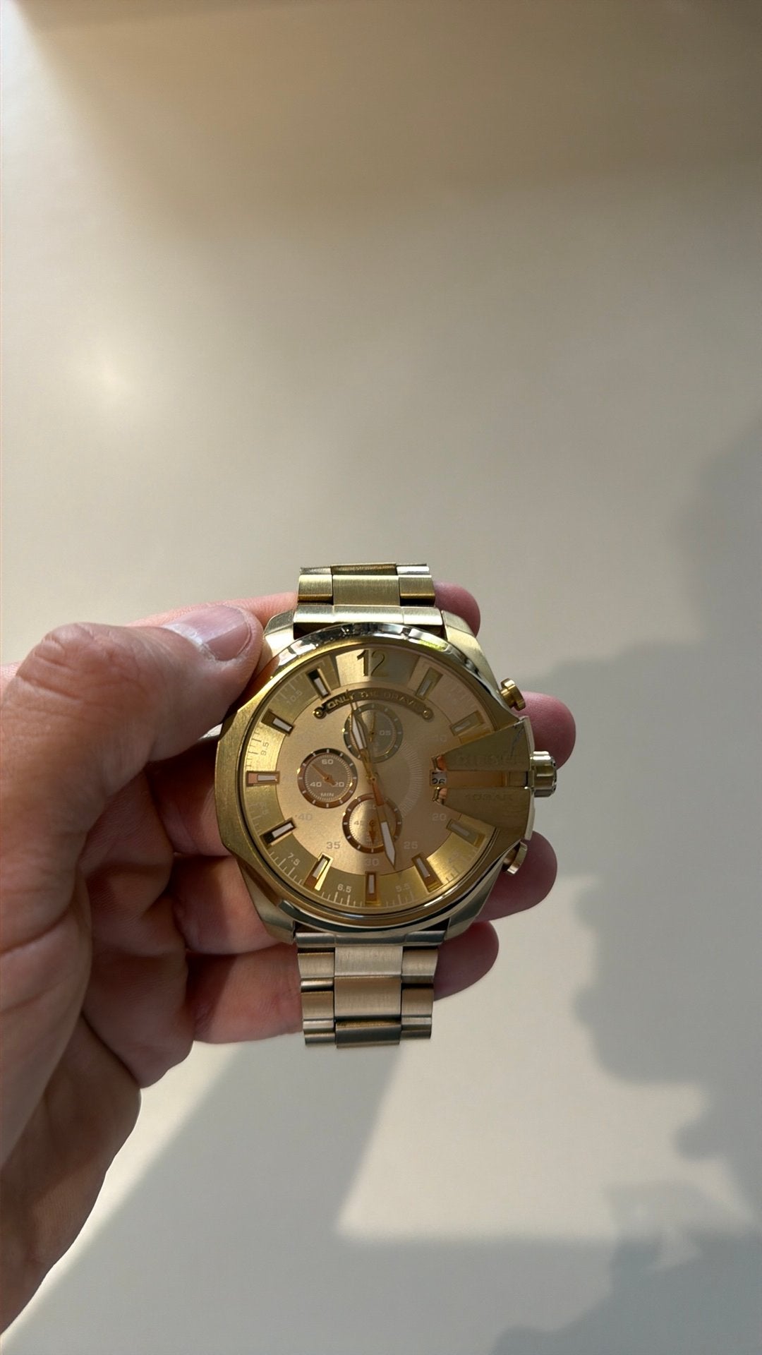 Montre Diesel - Mega Chief - Chronographe. État neuf !, Bijoux, Sacs & Beauté, Montre-bracelet, Autres marques, Enlèvement ou Envoi