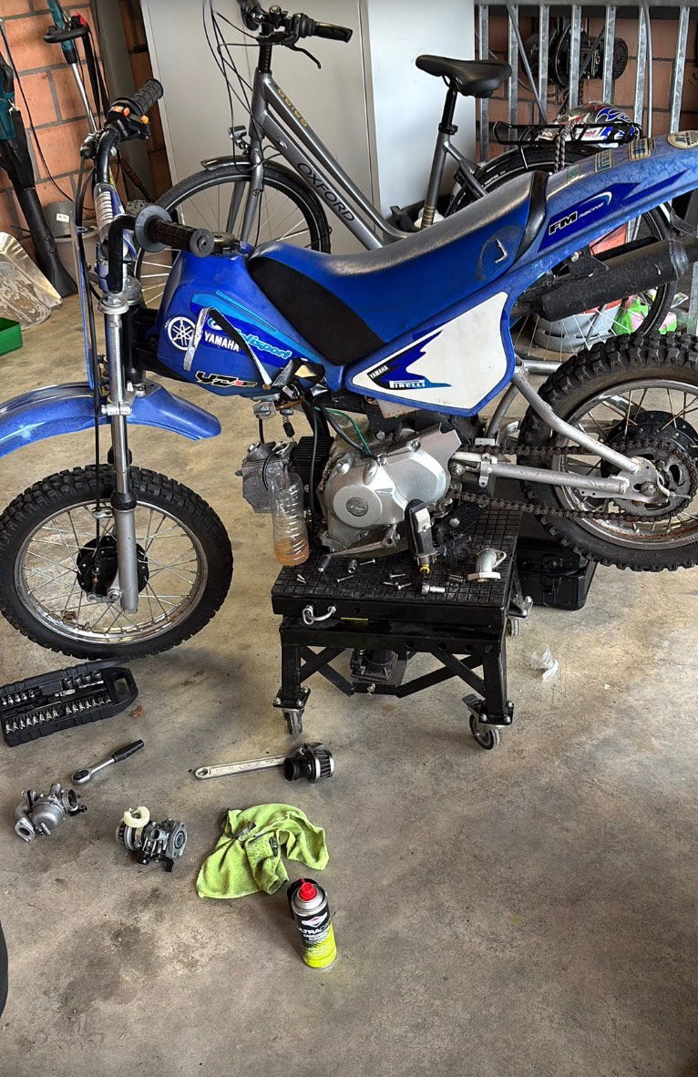 YAMAHA TT-R 50E, Ophalen, Gebruikt