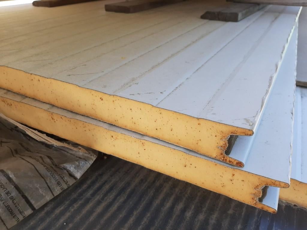 ca 23m² sandwichpanelen 4cm dik, Ophalen, Nieuw