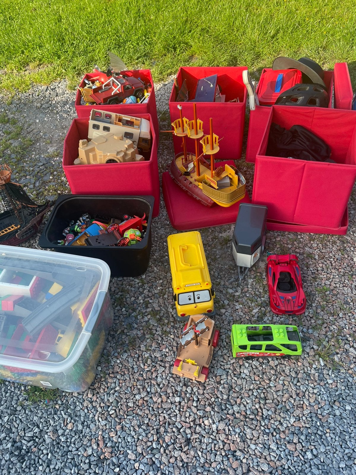 Lot jouets playmobils, bateau pirate et autres, Enlèvement ou Envoi, Comme neuf