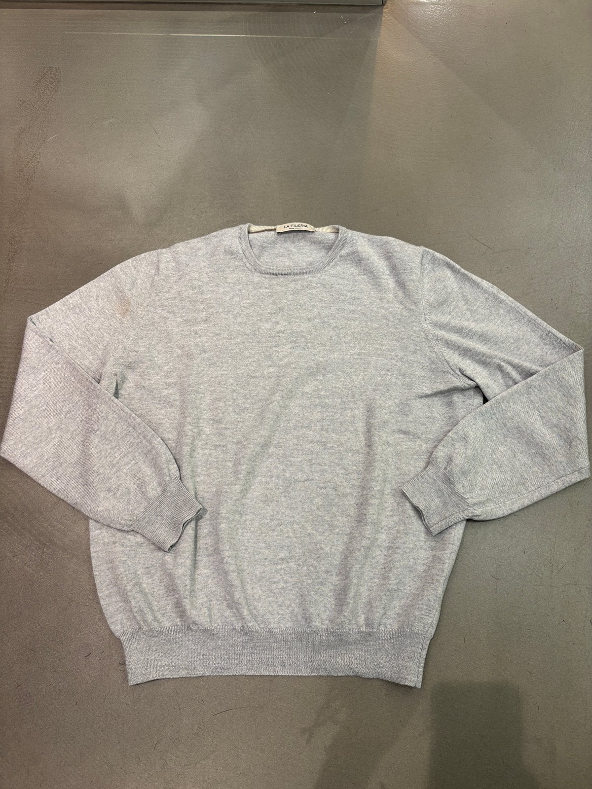 Pull en laine gris Fileria taille 56 - parfait, Enlèvement ou Envoi, Comme neuf, Taille 56/58 (XL), Gris