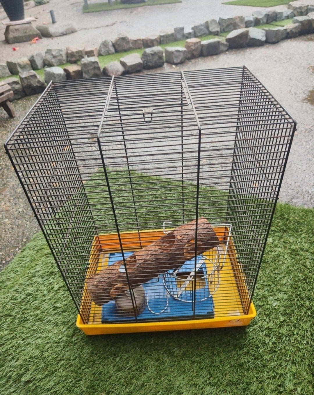 hamsterkooi met toebehoren bieden, Ophalen of Verzenden