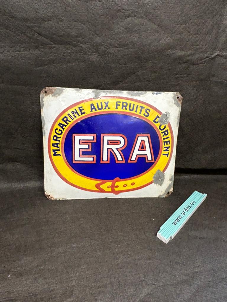 Emaille reclame, Ophalen of Verzenden, Gebruikt, Reclamebord