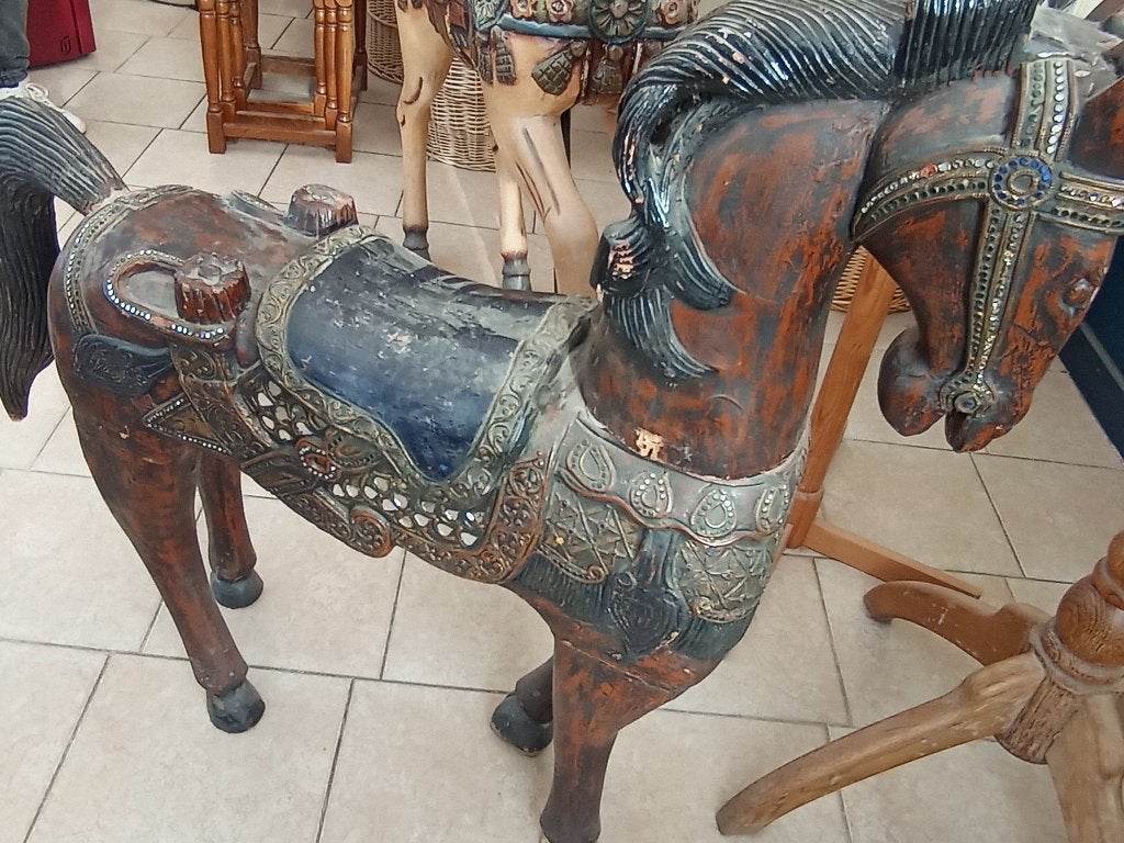 Cheval, Ophalen, Gebruikt, Paard, Gewei of Kop