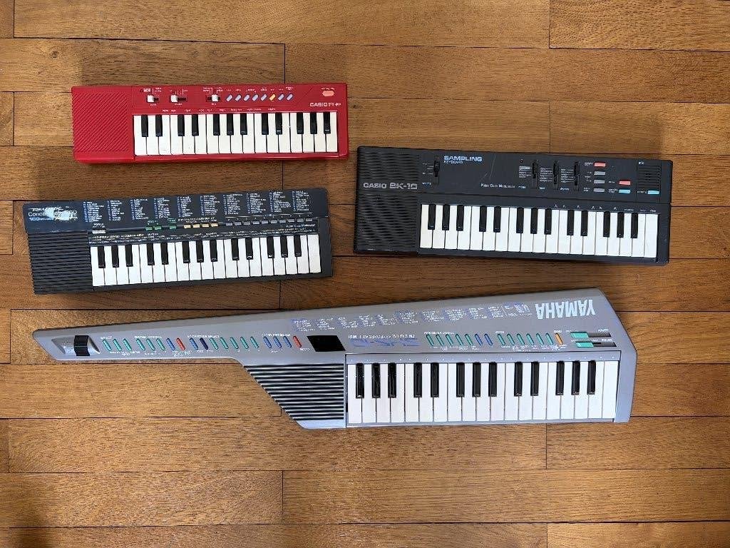 vintage keyboard verkopen: Casio - Yamaha - Realistic, Muziek en Instrumenten, Keyboards, Ophalen, Gebruikt, Overige merken