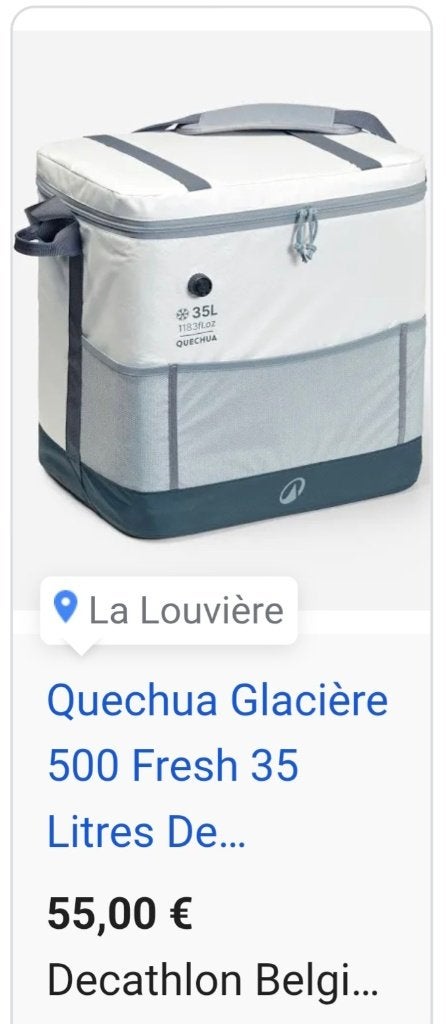 Glacière auto gonflable+ sac étanche Quechua, Caravanes & Camping, Enlèvement, Comme neuf, Sac isotherme