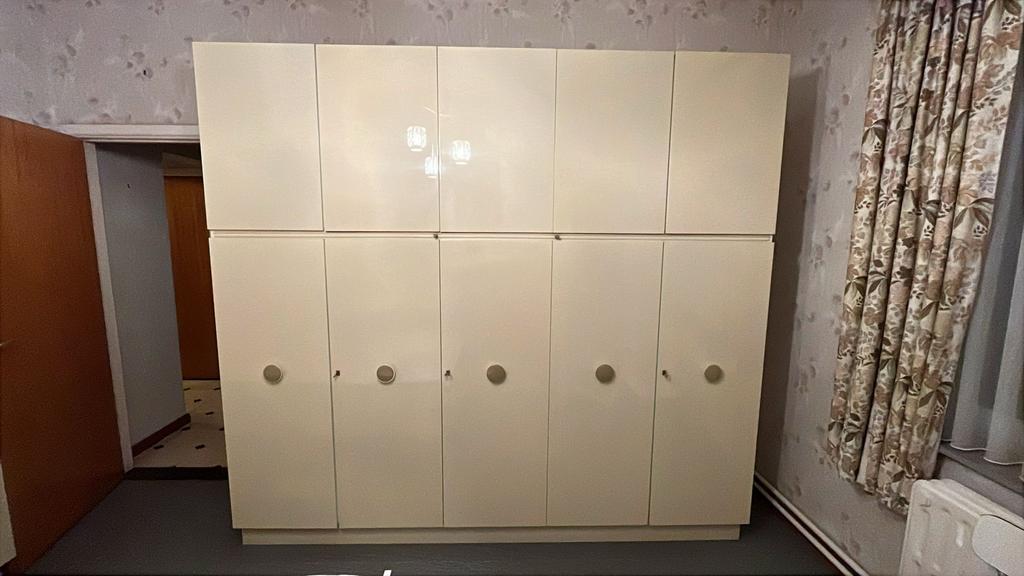 Kleerkast retro vintage, Ophalen, Gebruikt