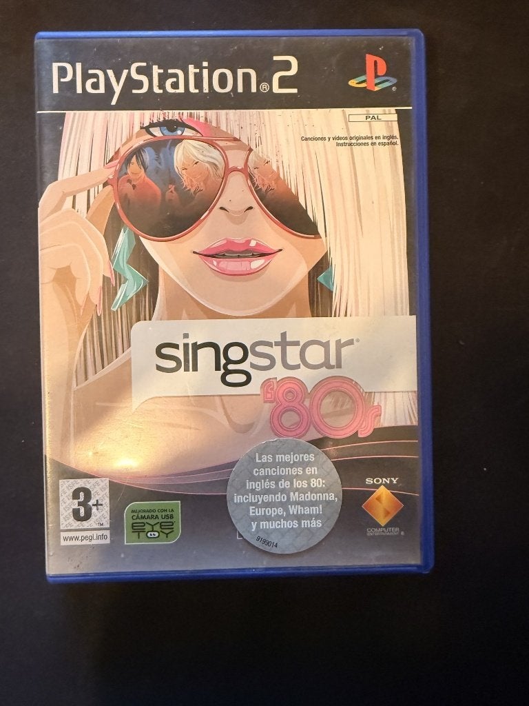 SingStar 80s – PlayStation 2, Consoles de jeu & Jeux vidéo, Enlèvement ou Envoi, Utilisé, Musique