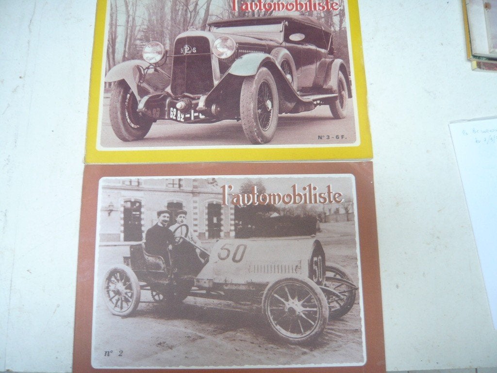 Revues "L' Automobiliste" 7 exemplaires., Enlèvement ou Envoi, Comme neuf, Autres types