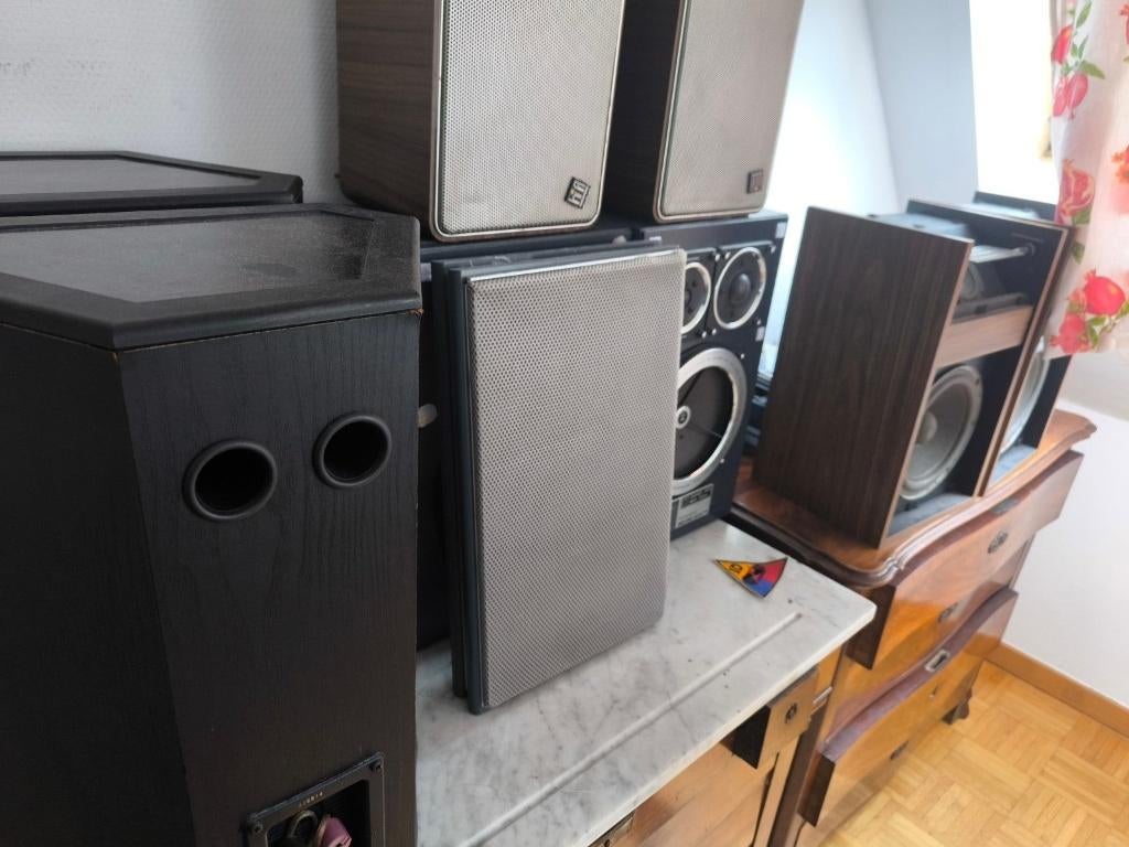 liquidation enceintes, TV, Hi-fi & Vidéo, TV, Hi-fi & Vidéo Autre, Enlèvement, Utilisé