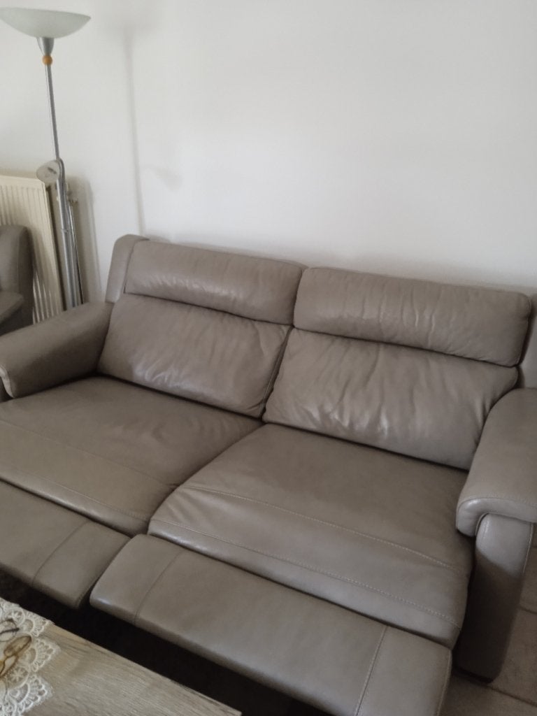 Zetel, Huis en Inrichting, Ophalen, Gebruikt, Leer
