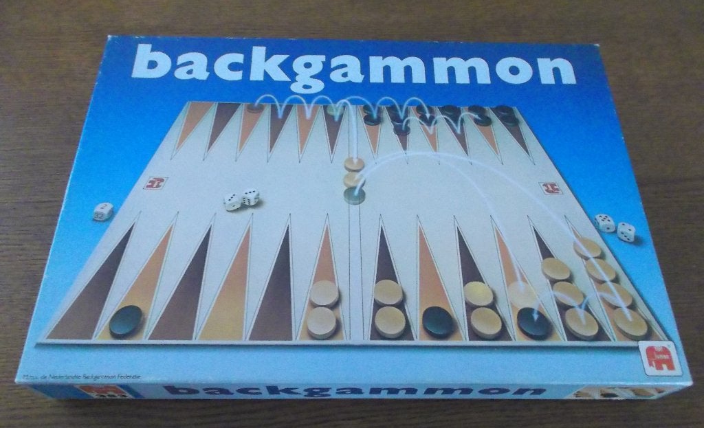 Backgammon van Jumbo 1981, vintage bordspel, Hobby & Loisirs créatifs, 1 ou 2 joueurs, Enlèvement, Neuf, Jumbo