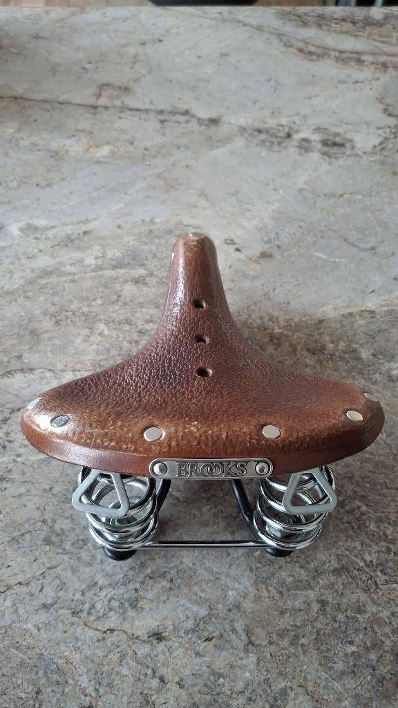 Brooks zadel b67s dames, Ophalen, Leer, Zo goed als nieuw, Oldtimerfiets