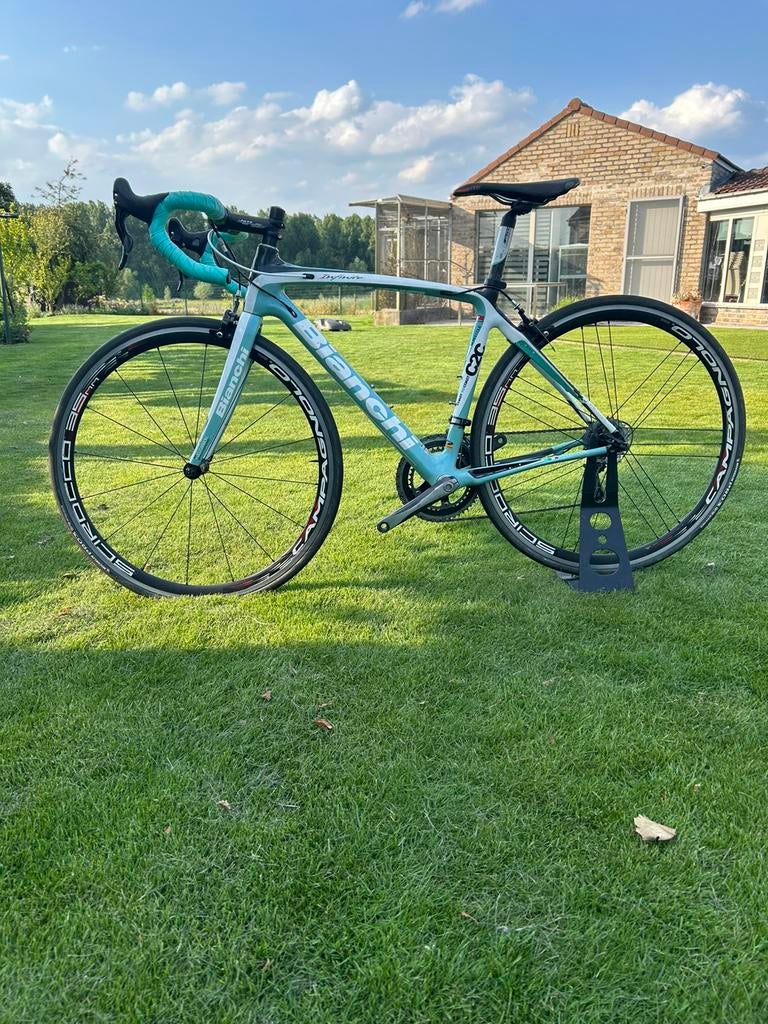 Carbon koersfiets Bianchi Infinito C2C, Vélos & Vélomoteurs, Enlèvement, Comme neuf, Carbone