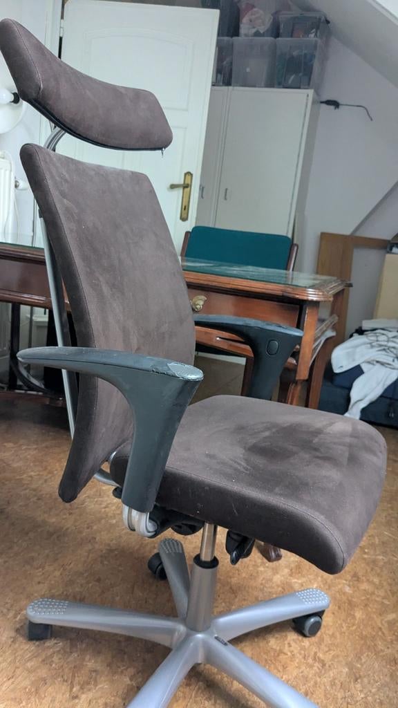 Bureaustoel Häg. Bruin., Ophalen, Gaming bureaustoel, Gebruikt, Bruin