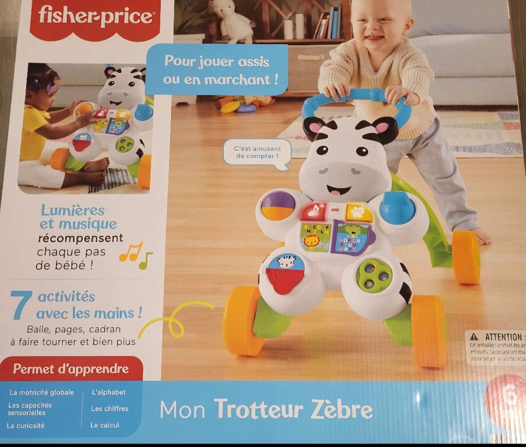 Trotteur Fisher Price, Enlèvement, Neuf, Jouet à Pousser ou Tirer