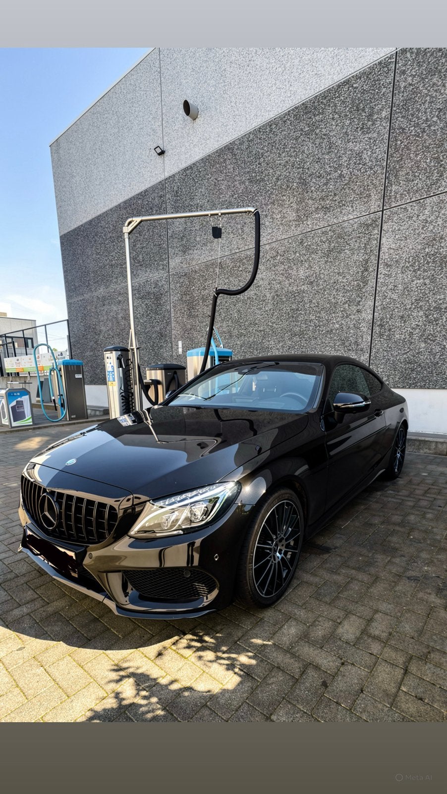 Mercedes c200 coupe, Automaat, Navigatiesysteem, Achterwielaandrijving, Zwart
