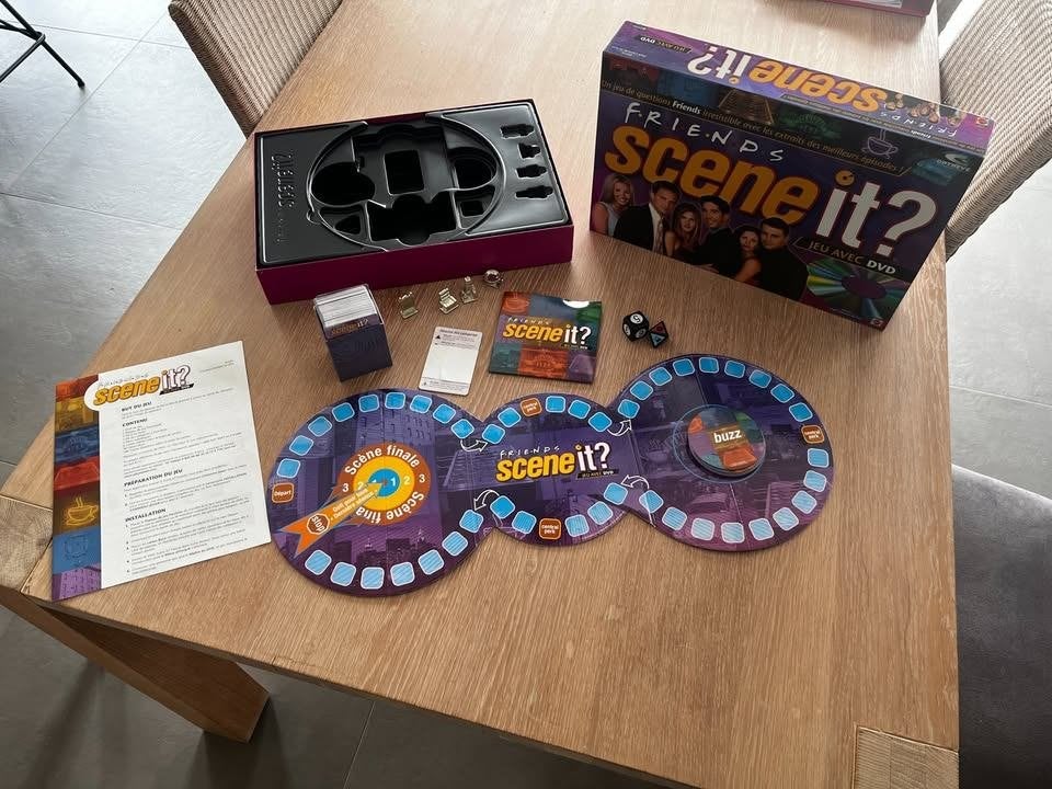 Jeu de société Scene It? FRIENDS - Complet / Très bon état, Enlèvement ou Envoi, Utilisé, Mattel