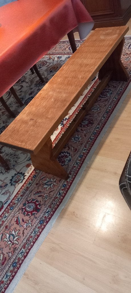 Banc Robuste et Rustique en bois de Hêtre, Enlèvement, Utilisé