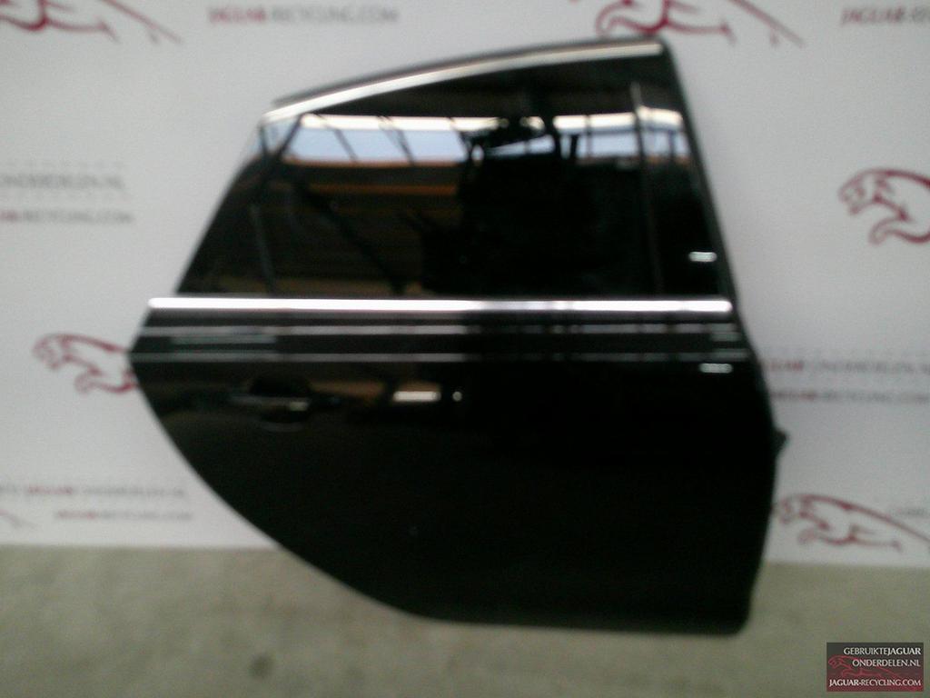Deur rechts achter zwart  Jaguar XF New shape T2H35822 (Nr 2, Gebruikt, -, Deur, Achter