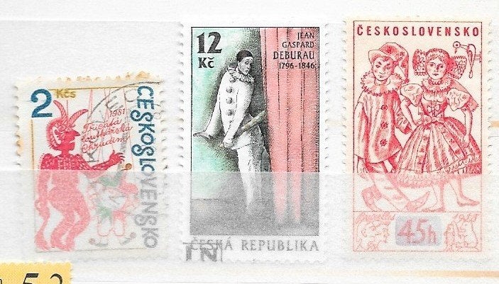 Timbres Cirque Tchéc, Envoi