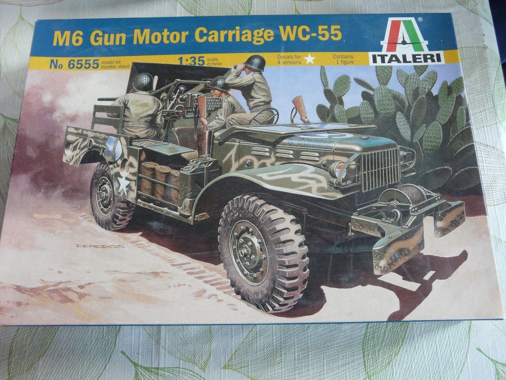 M6 GMC WC-55 ITALERI 1/35, Hobby en Vrije tijd, Modelbouw | Overige, Verzenden, Nieuw, 1:32 tot 1:50