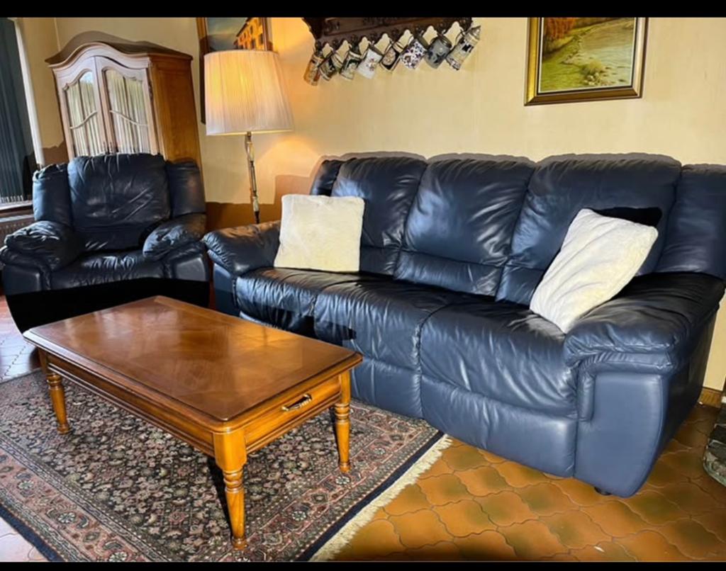 Lounge van imitatieleer, Ophalen, Zo goed als nieuw, Leer