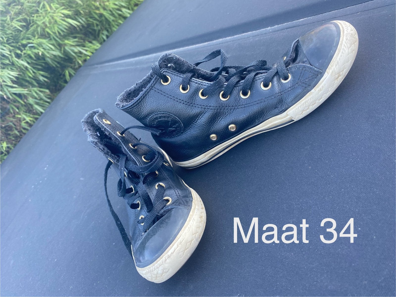 Sneakers montantes noires de la marque Converse, taille 34, Garçon ou Fille, Enlèvement ou Envoi, Utilisé, Chaussures