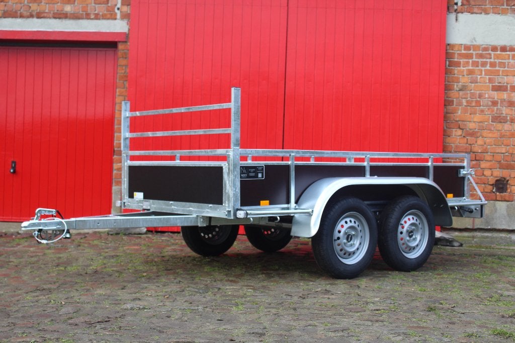 Ongeremde dubbel-as bak aanhangwagen BW Trailers 254x130, Ophalen of Verzenden