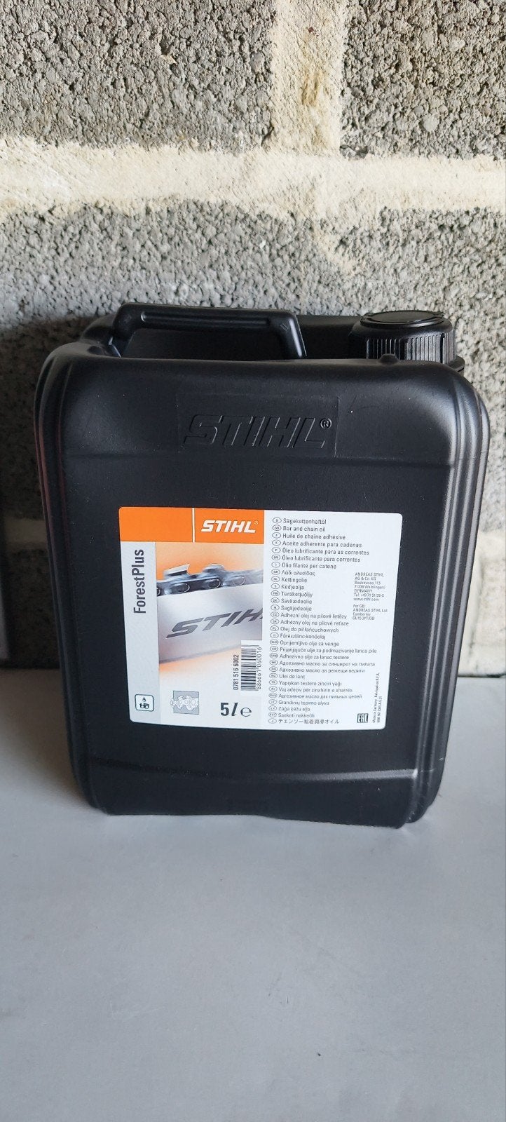 Stihl ForestPlus 5 litres huile de chaîne, Jardin & Terrasse, Outils à main, Enlèvement, Neuf, Stihl