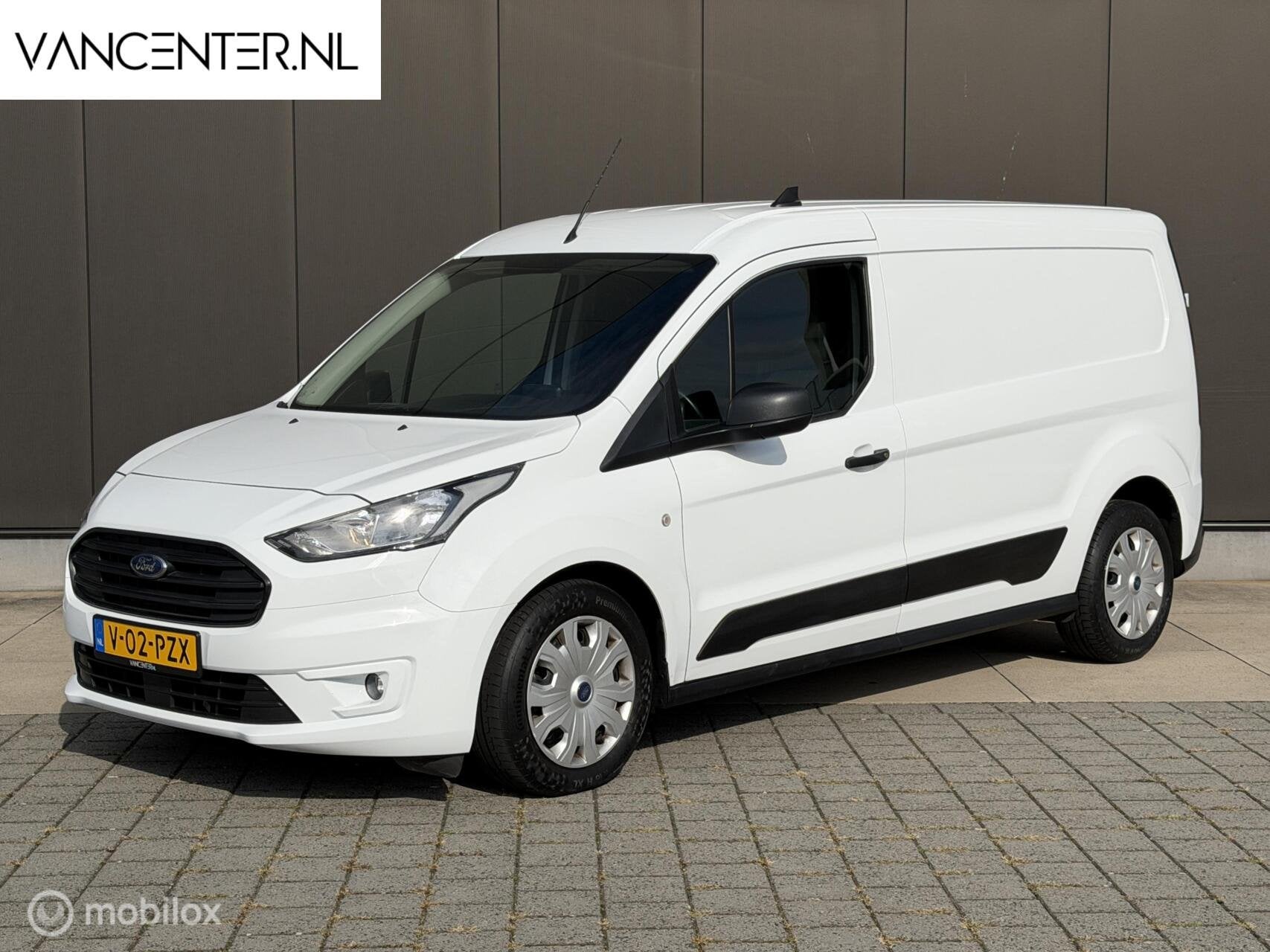 Ford Transit Connect Lang L2 1.0 Ecoboost 100PK Benzine Bank, Auto's, Voorwielaandrijving, Stof, Gebruikt, Wit