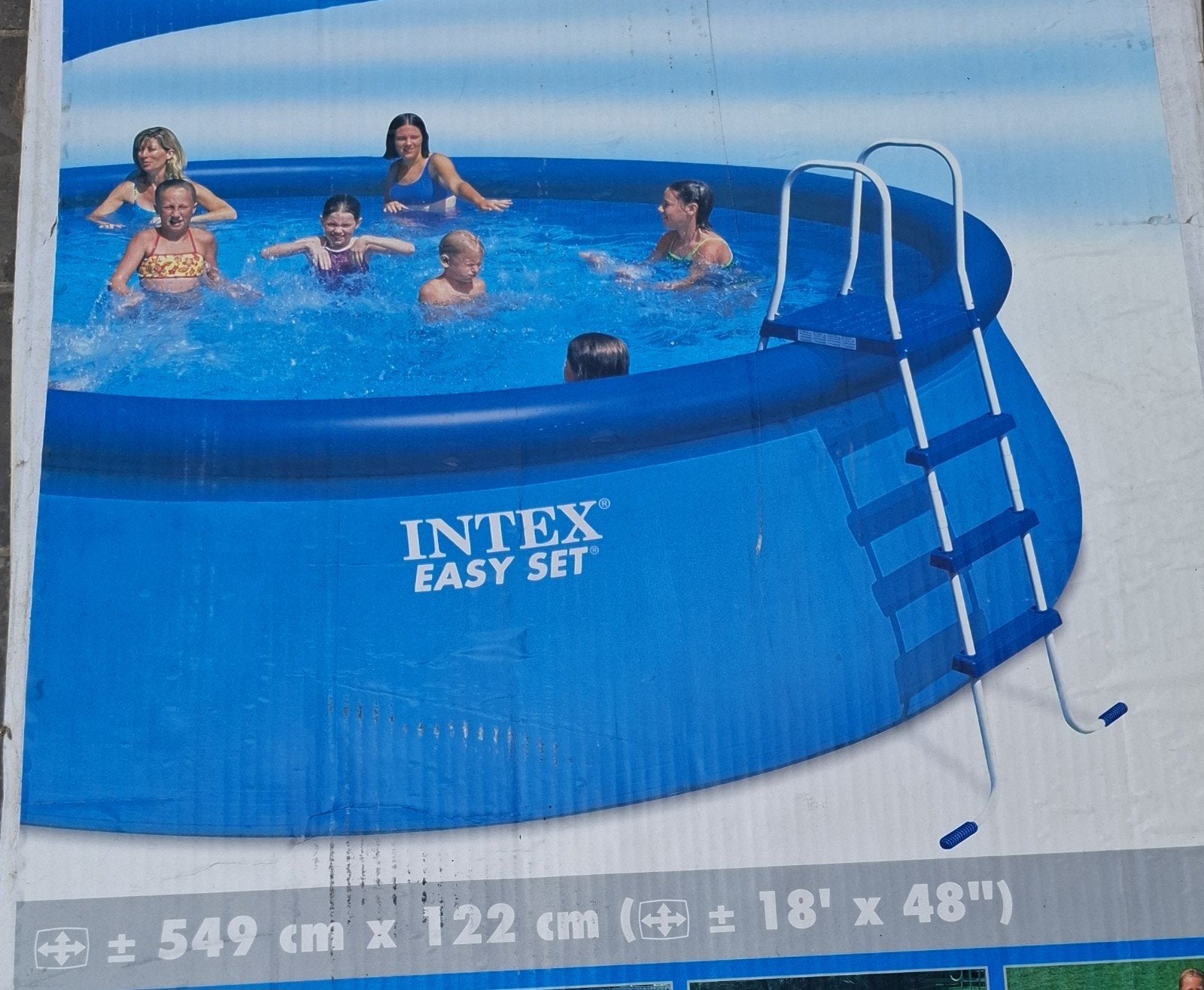 piscine avec tapis solaires, Jardin & Terrasse, Enlèvement, Utilisé, Chauffage
