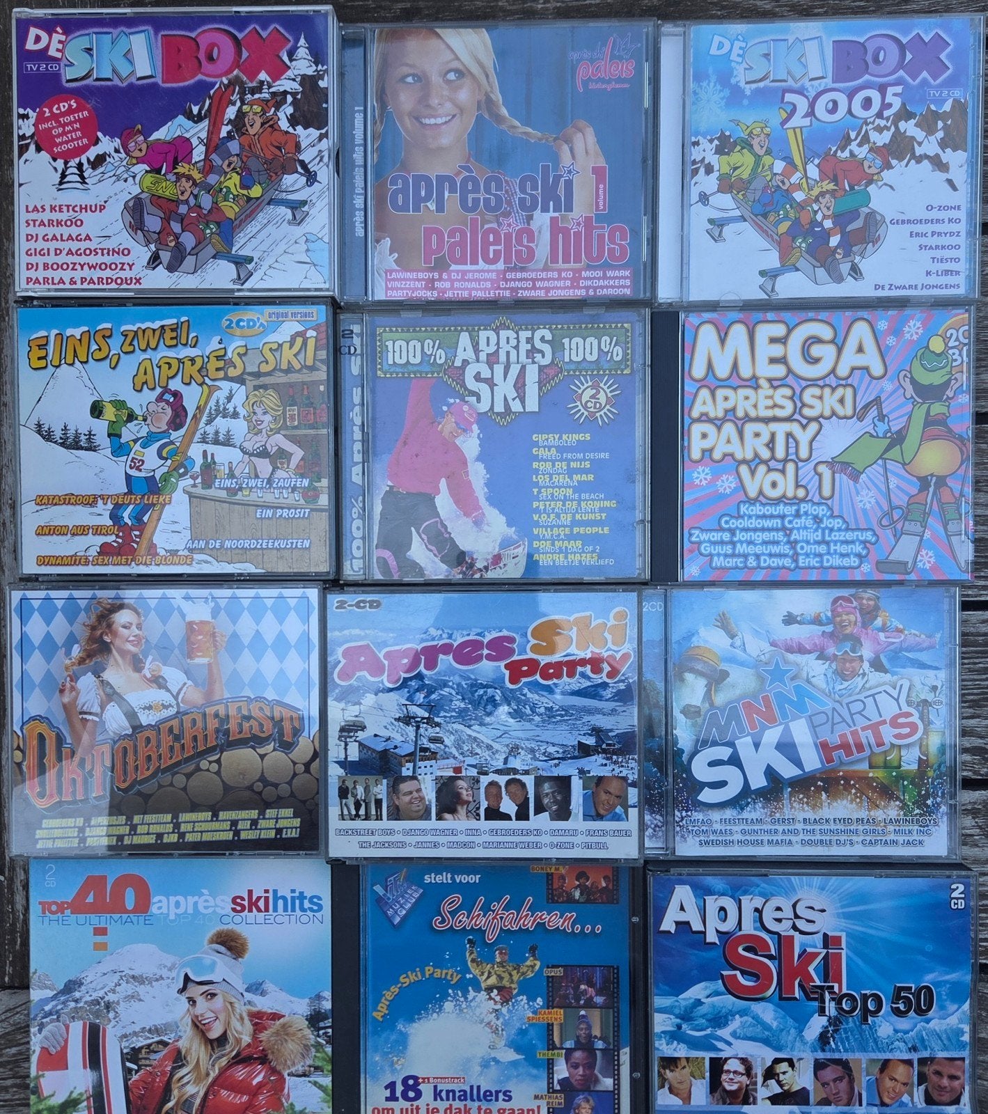Lot apres ski hits 19 cd's, Ophalen of Verzenden