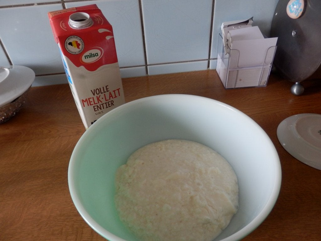 kefirknolletjes met bereidingshandleiding, Ophalen