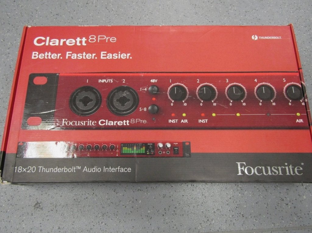 Focusrite Clarett 8Pre USB-audio-interface, Audio, Tv en Foto, Ophalen of Verzenden, Gebruikt, Audio