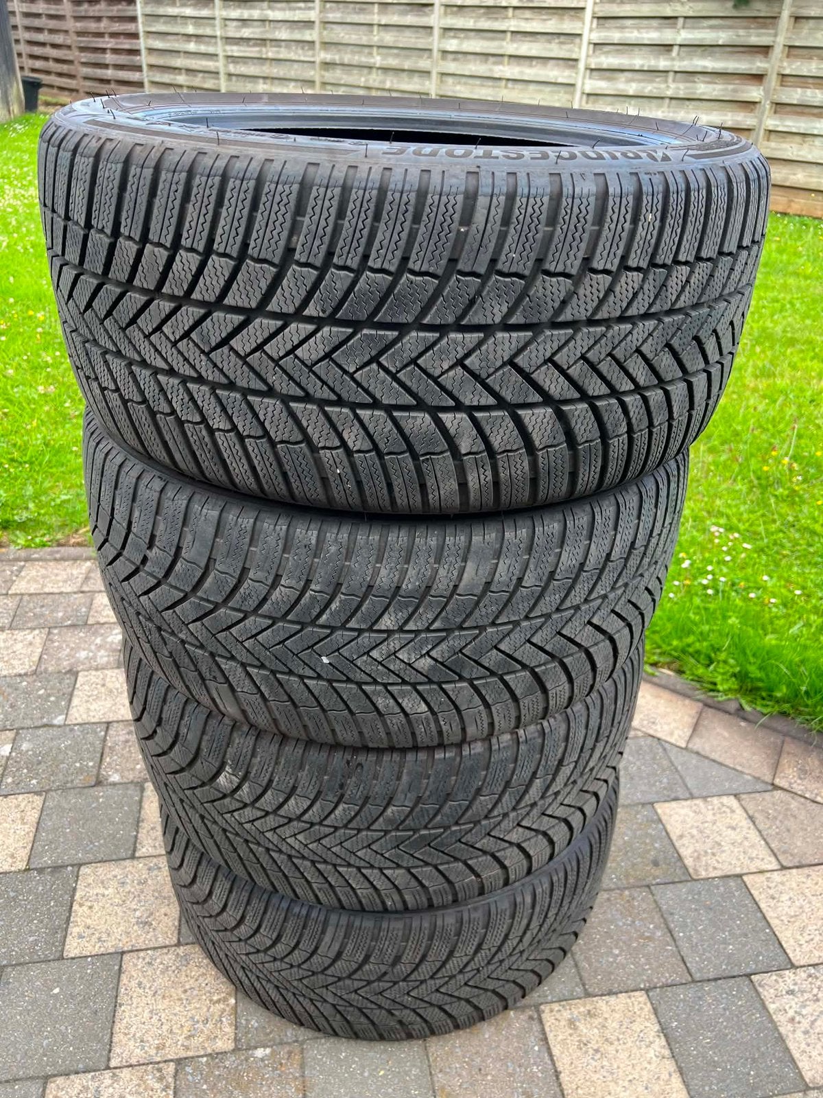 PNEUS D'HIVER BRIDGESTONE 245/40/R18, Véhicule de tourisme, Enlèvement, Utilisé, Pneus hiver