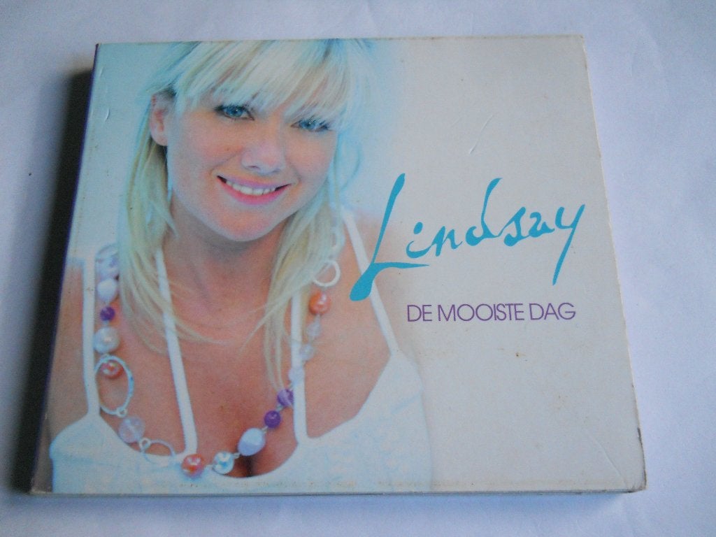 CD - LINDSAY - DE MOOISTE DAG, Cd's en Dvd's, Ophalen of Verzenden, Zo goed als nieuw, Levenslied of Smartlap, Eerste persing