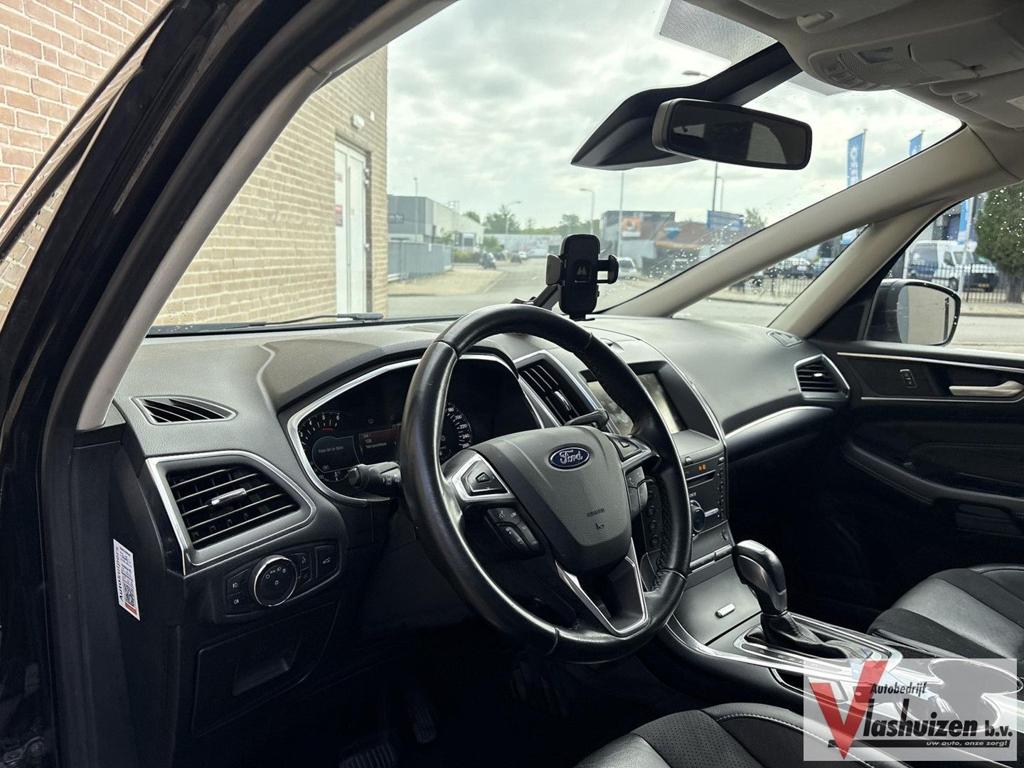 Ford S-Max 2.0 TDCi Titanium Automaat | Leder/Alcantara | Cl, Auto's, Ford, Automaat, Monovolume, 139 g/km, Zwart