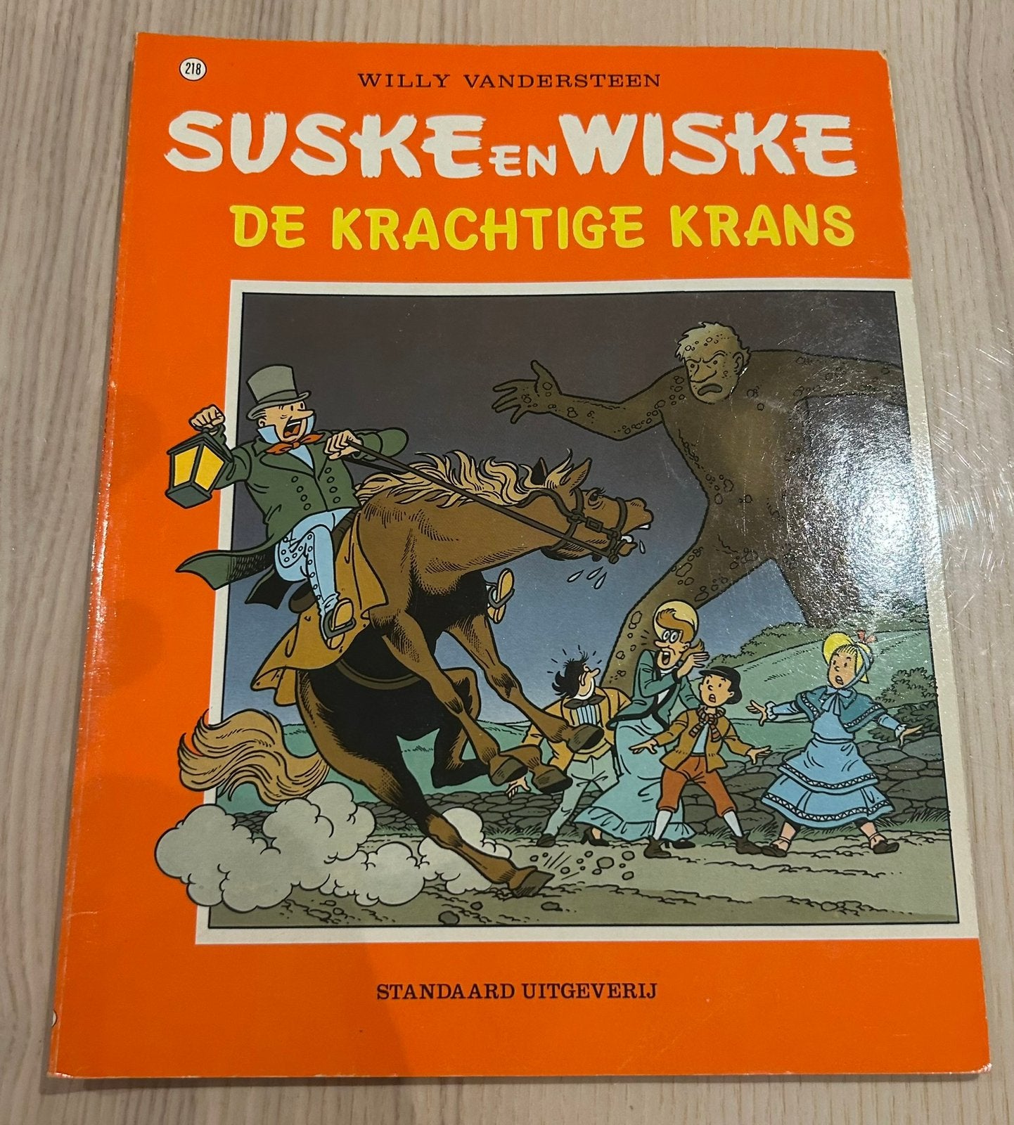 Suske en Wiske: De krachtige krans, Enlèvement ou Envoi