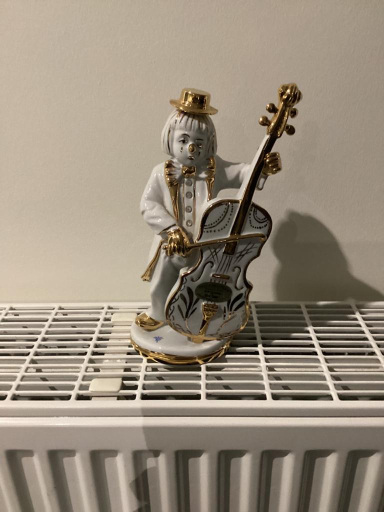 Swarovski met limoges  clown 24 cm hoog  koopje, Enlèvement, Comme neuf