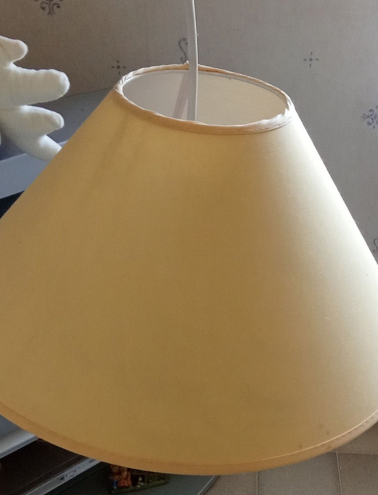 Lustre, Suspension, Jaune, Plastique, Enlèvement