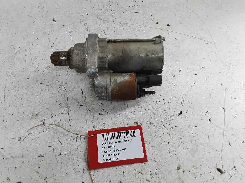 DÉMARREUR Volkswagen Polo IV (9N1 / 2/3) (01-2001/12-2012), Volkswagen, Mevr. I. Hauben, Utilisé, Rue de l'Espoir 34 34
4030  GRIVEGNÉE, BE