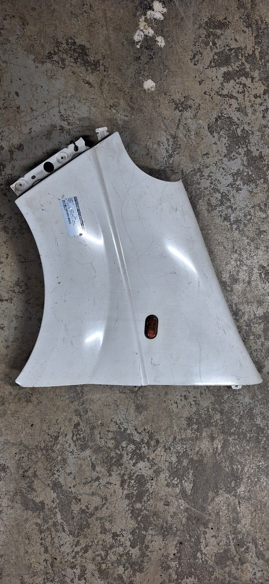Renault Trafic Spatbord Links-voor 2012 Wit Origineel, Gebruikt, -, Renault, -