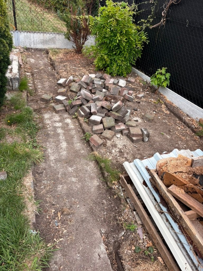 Klinkers, Jardin & Terrasse, Pavé & Dalles, Béton, Enlèvement, Utilisé, Briques