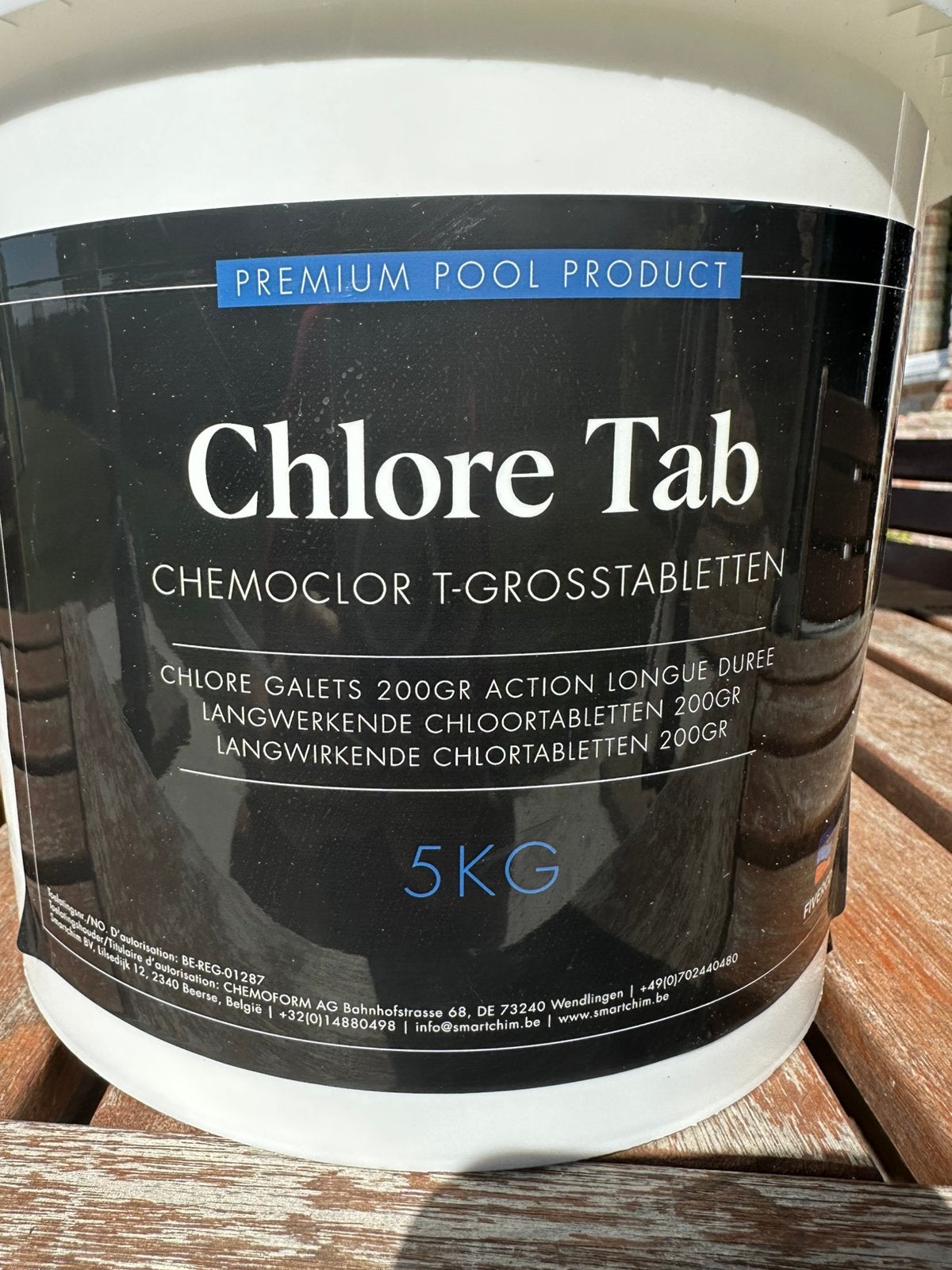 Gallets de chlore 5KG, Enlèvement, Neuf