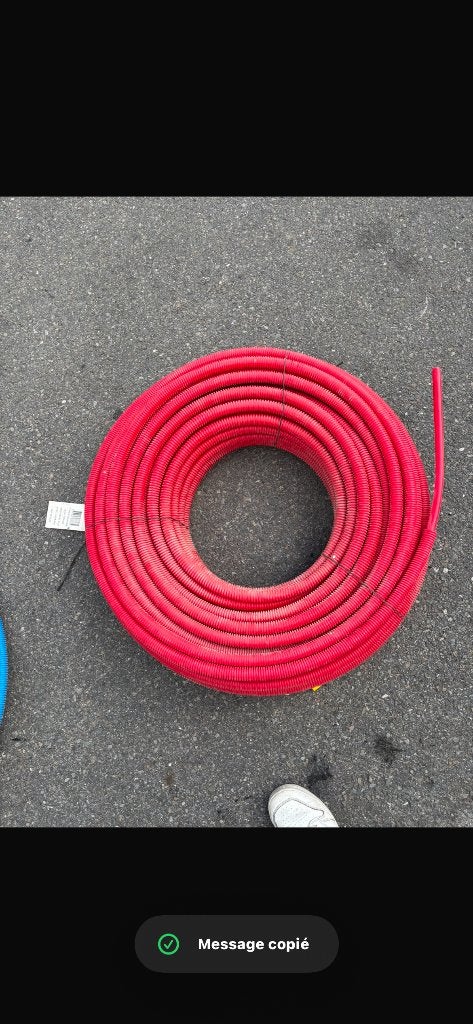 2 couronnes tube multicouche gainé Ø16 mm  75 m, Enlèvement, Neuf, 6 mètres ou plus, Moins de 20 mm