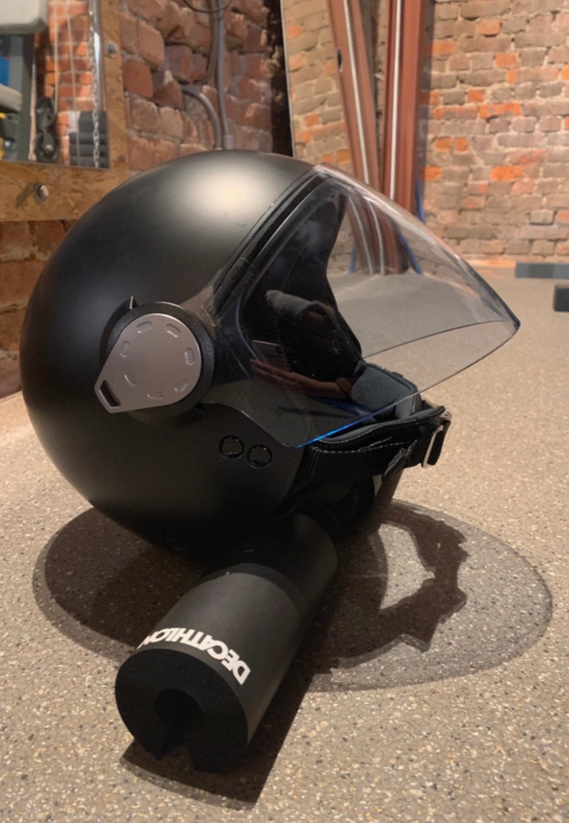 Grex motorhelm zwart, Fietsen en Brommers, Brommerhelmen, Ophalen of Verzenden, Nieuw, Medium