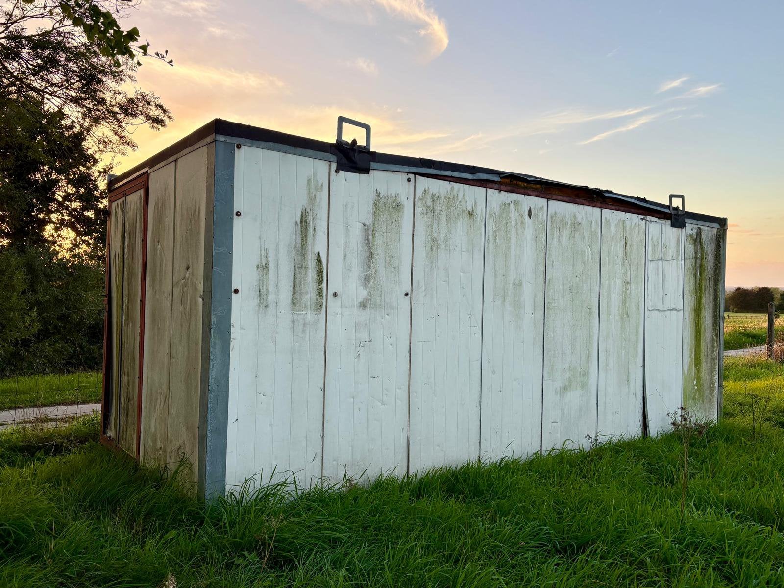Werfkeet 5m op 2,20m gratis op te halen, Doe-het-zelf en Bouw, Ophalen, Gebruikt