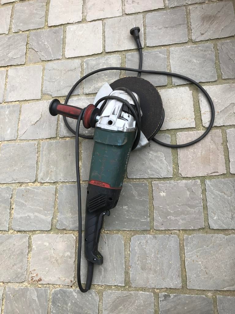 Metabo haakse slijper, Ophalen, Gebruikt