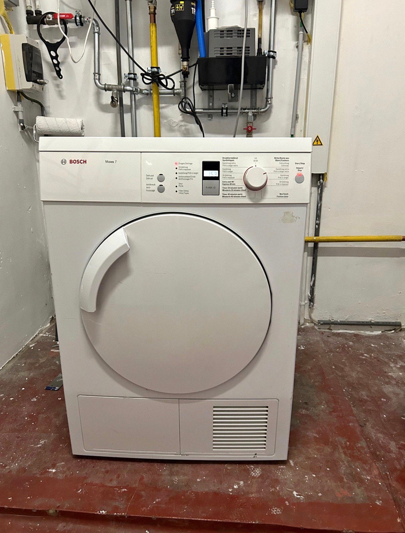 Sécheuse Bosch WTV74302FG (7 kg), Electroménager, 6 à 8 kg, Enlèvement, Comme neuf, Évacuation d'air